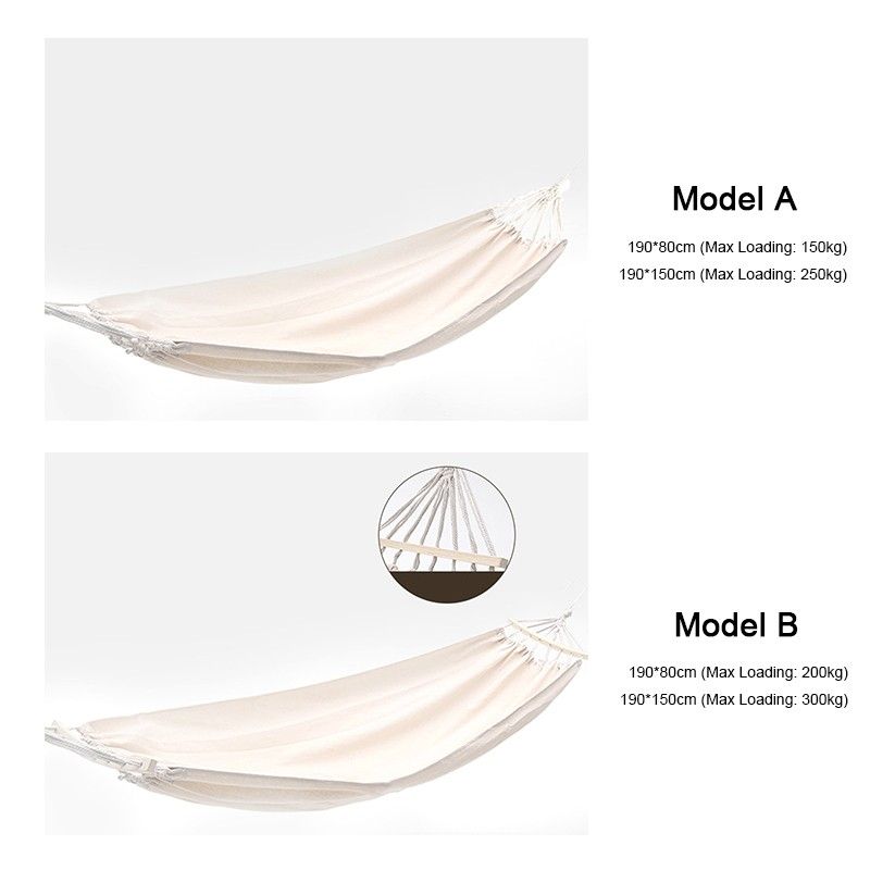 Single Person Hammock Chair With Carry Bag Swing Bed For