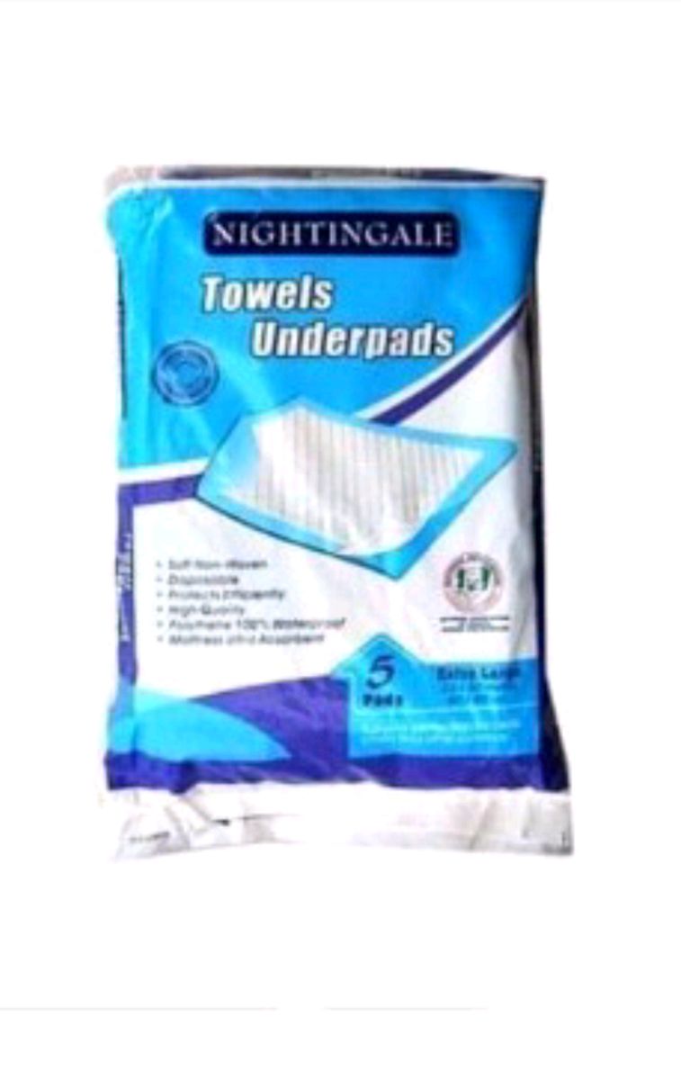 Nightingale Disposable Towel Underpads - 10 Packs (50 Pads)