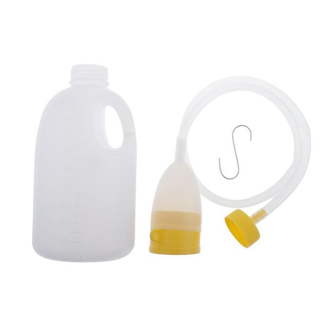 1.7L Male Urinal Urine Pee Bottle W/ 90cm Tube For Travel Camping