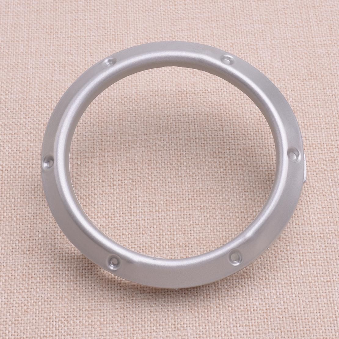2Pcs Silver Front Fog Light Lamp Cover Frame Bezel Ring Fit for Toyota Highlander 2004 2005 2006 2007