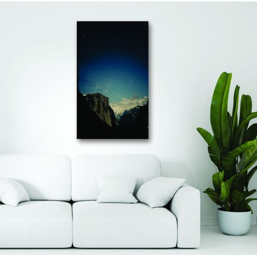 Mountain View Wall Art Frame Canvas