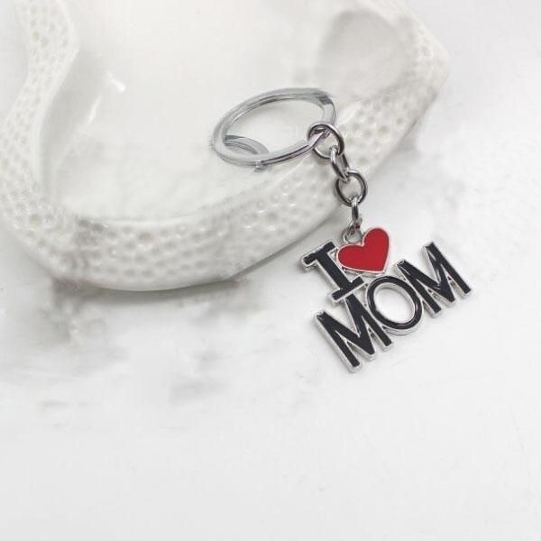 Bags Keychain I Love Mom Keychain for Mother's Day Gifts and Birthday Gift