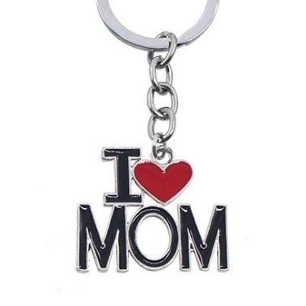 Bags Keychain I Love Mom Keychain for Mother's Day Gifts and Birthday Gift