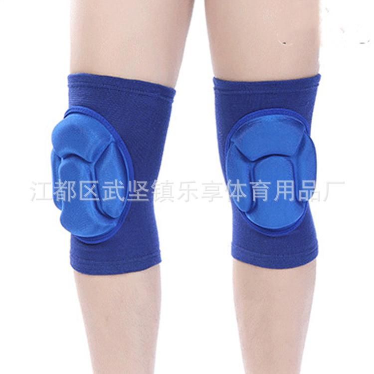 Sports sponge knee pads volleyball basketball yoga roller skating anti-collision sponge knee pads dance kneeling anti-pressure sponge knee pads L size black