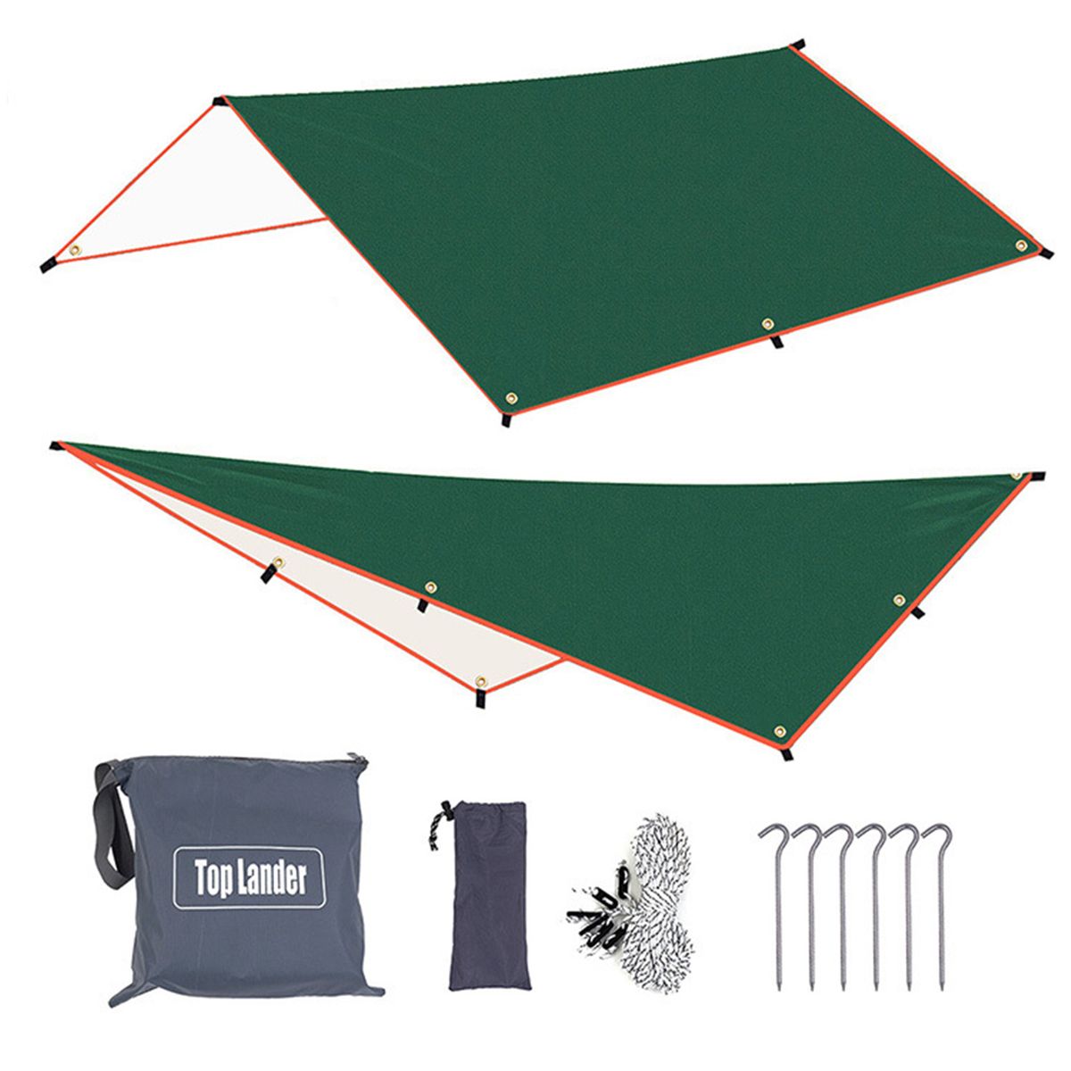 Waterproof Tent Tarp Rain Fly UV Protection Awning Canopy