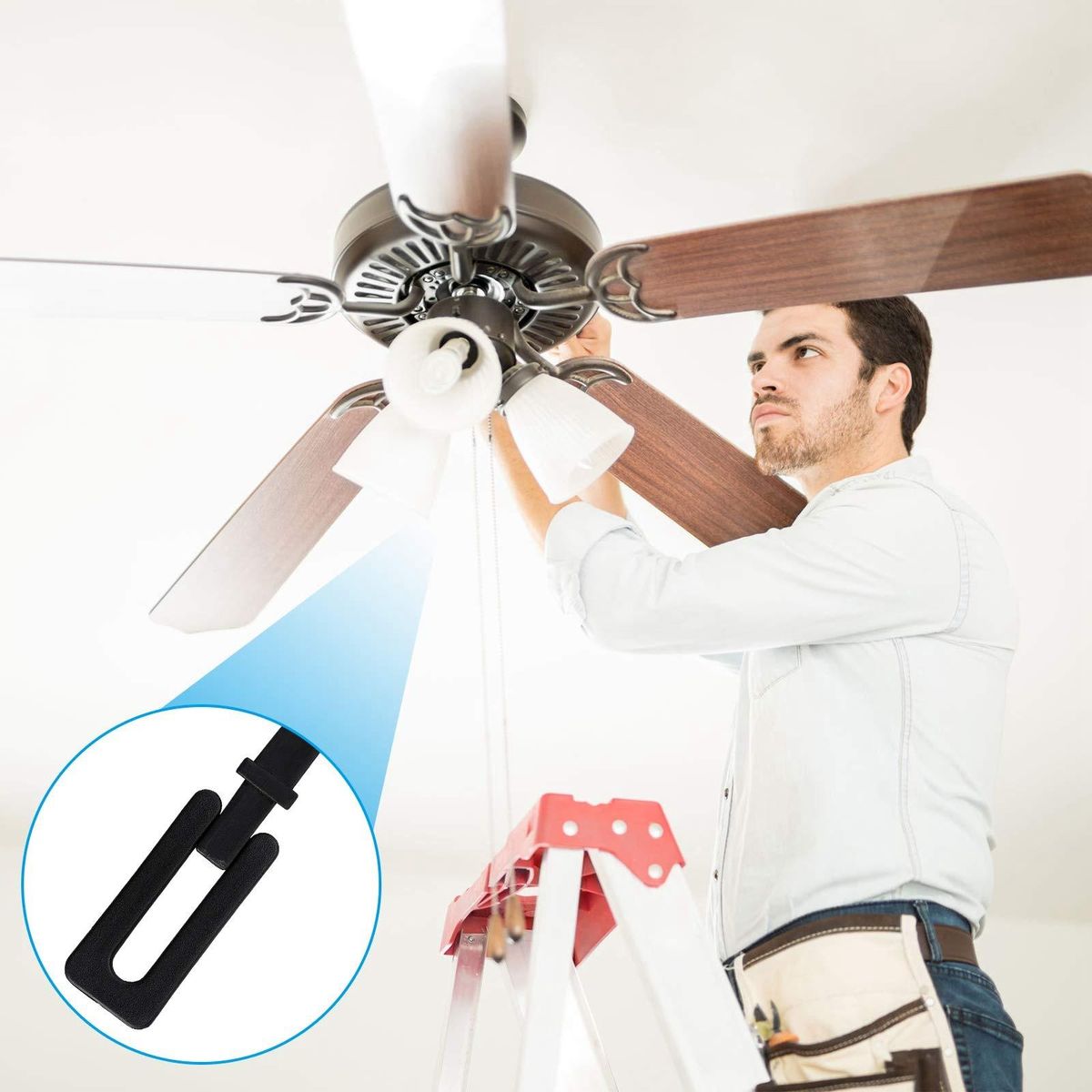 4 Set Ceiling Fan Blade Balancing Kit Fan Weight Balancing