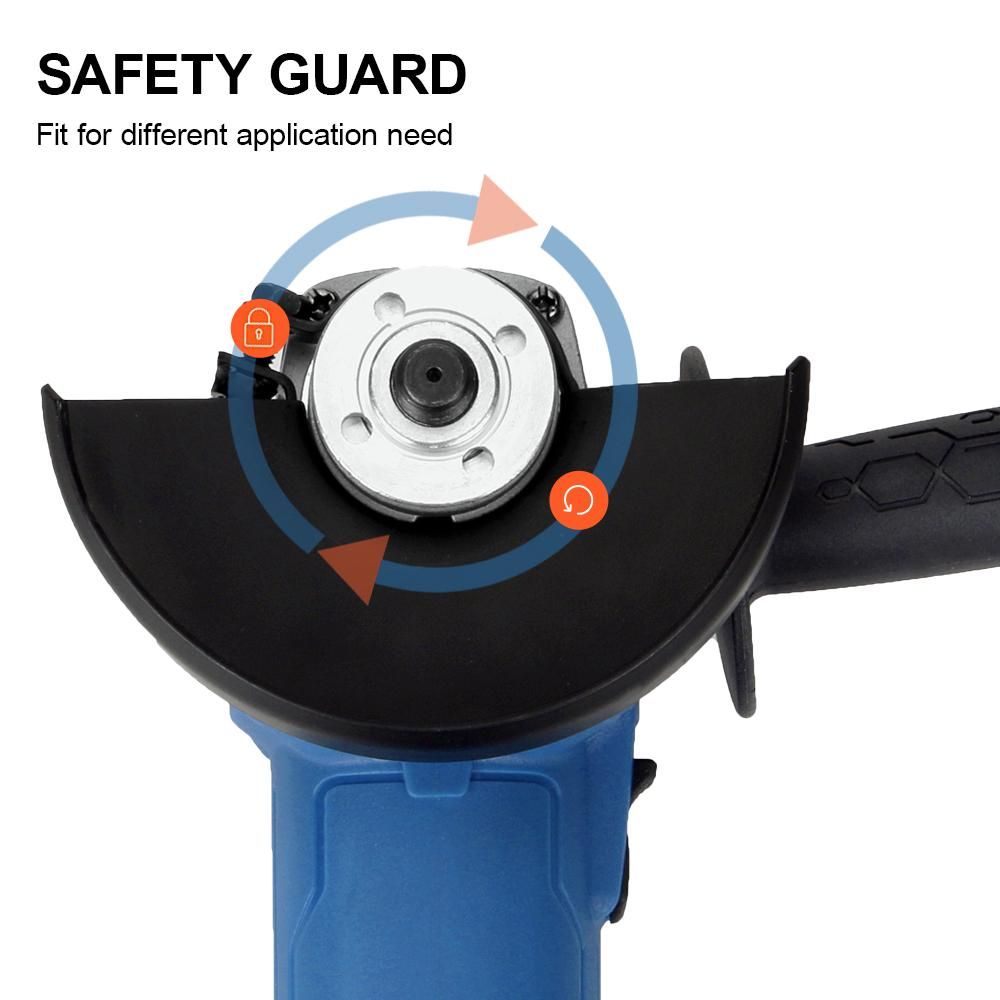 6 Amp 750W Grinder Power Tools, 11000RPM 4-1/2Inch Angle Grinder Tools With 3 Position Adjustable Support Handle, Fast Heat Dissipation, Include Metal Grinding Wheel, Safety Guard for Grinding/Cutting