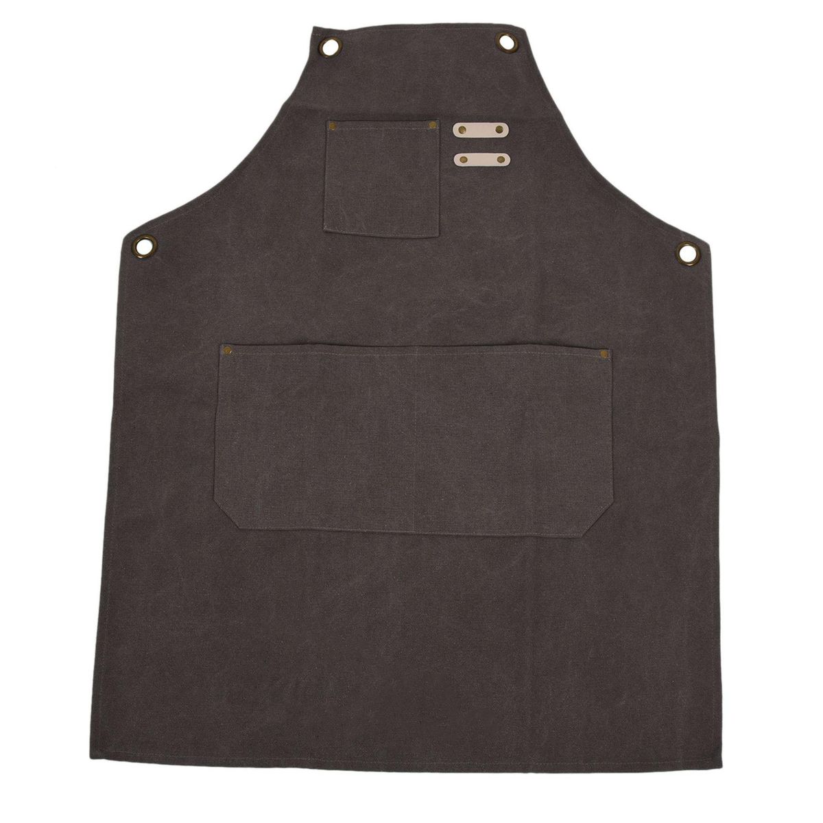 Deep Gray Barber Canvas Cook Apron Barista Bartender Chef