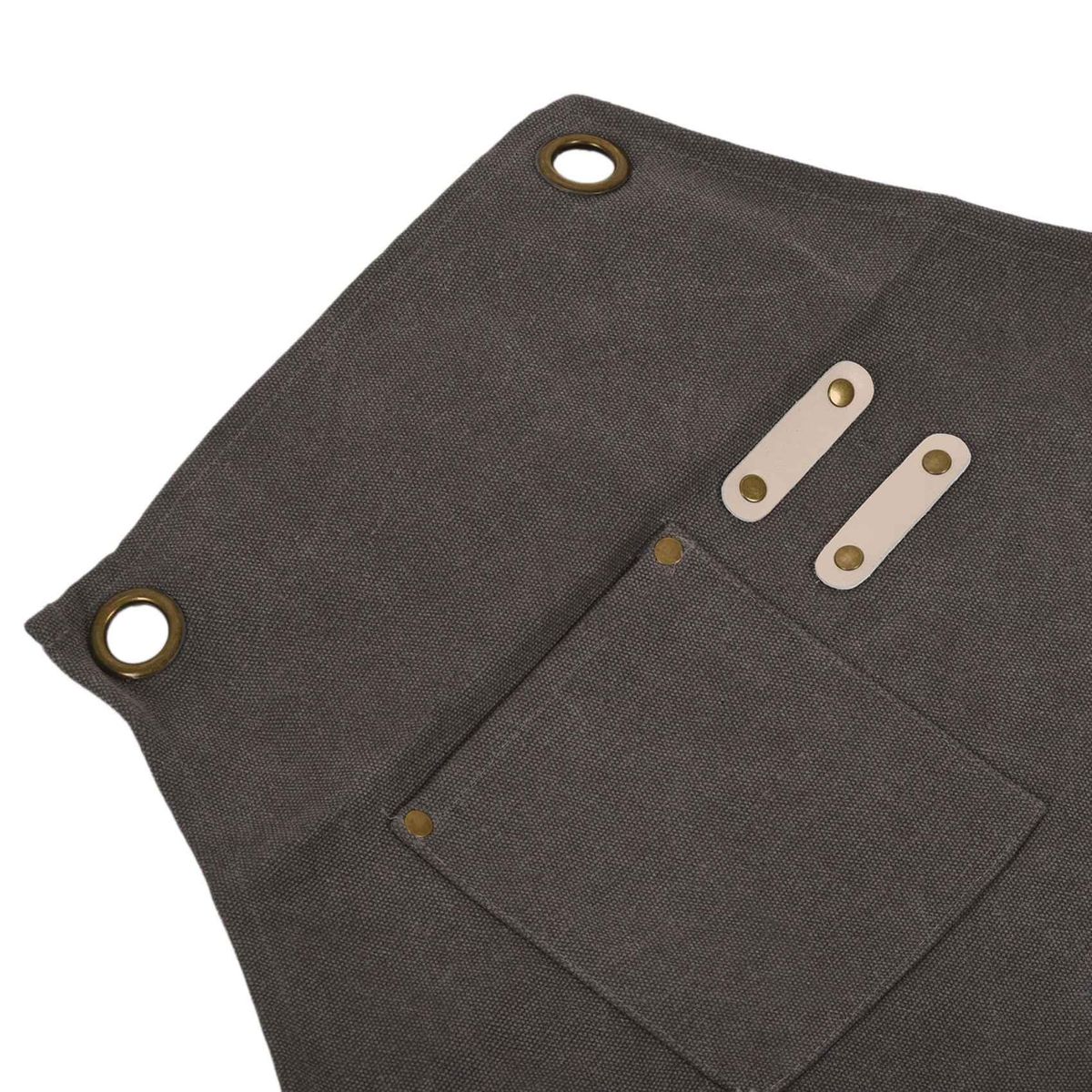 Deep Gray Barber Canvas Cook Apron Barista Bartender Chef
