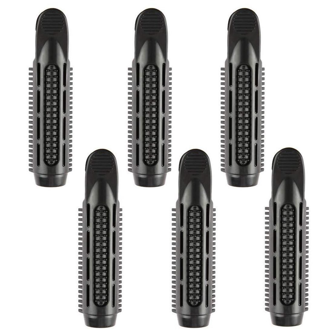 6Pcs Natural Fluffy Hair Clip Self-Grip Root Curler Hair