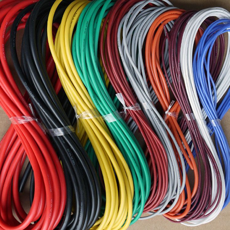 Tinned 22AWG Cable UL Temperature Wire Soft Copper High VW-1 Flexible Silicone