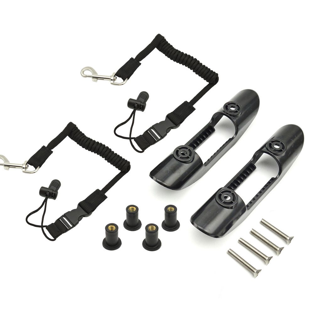 4 PCS Kayak Paddle Holder Clips With Adjustable Kayak Safety