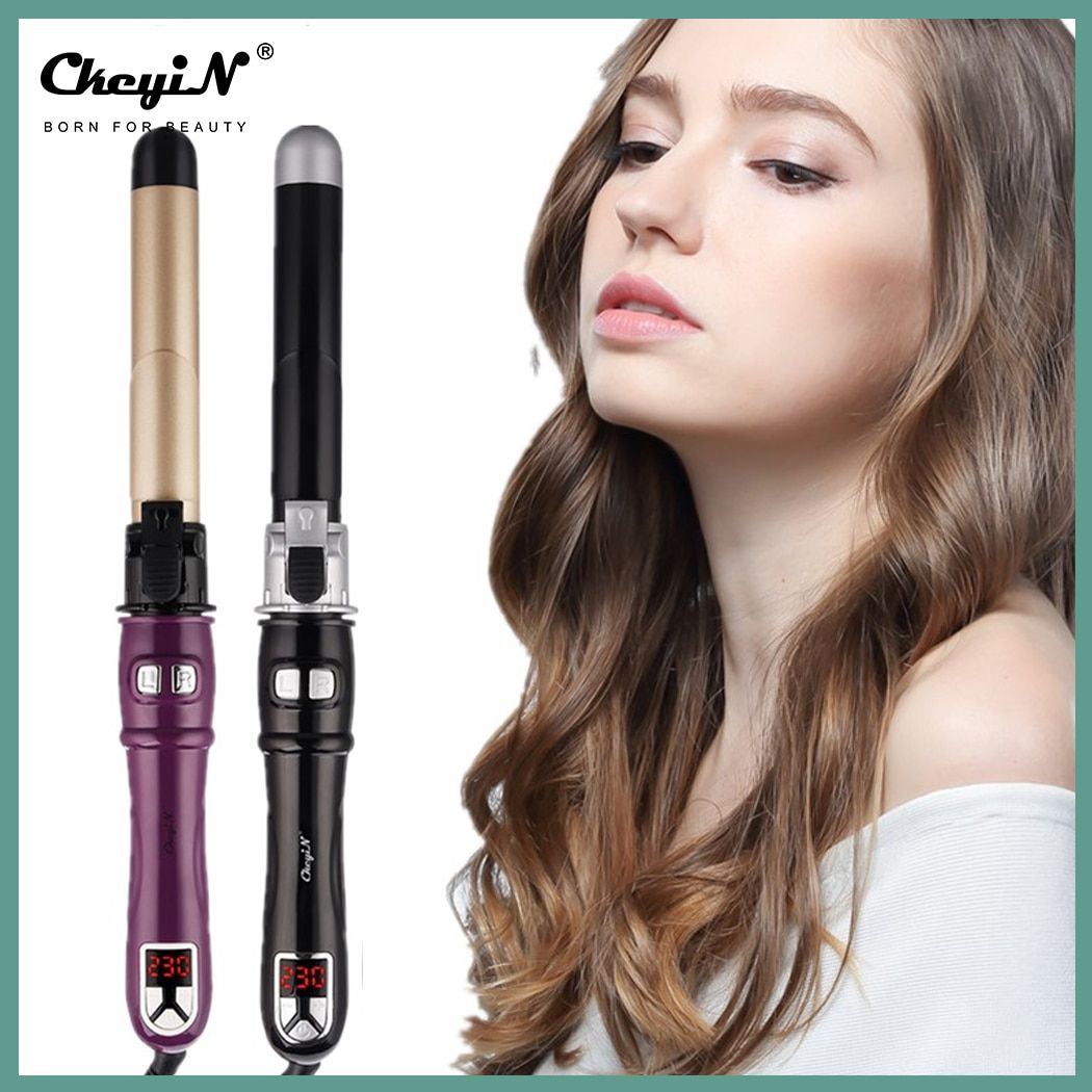 30s Instant Heat Auto Hair Curler Professional Automatic Hair Curling  Ceramic Curling Wand Roller Hair Crimper Dual Voltage