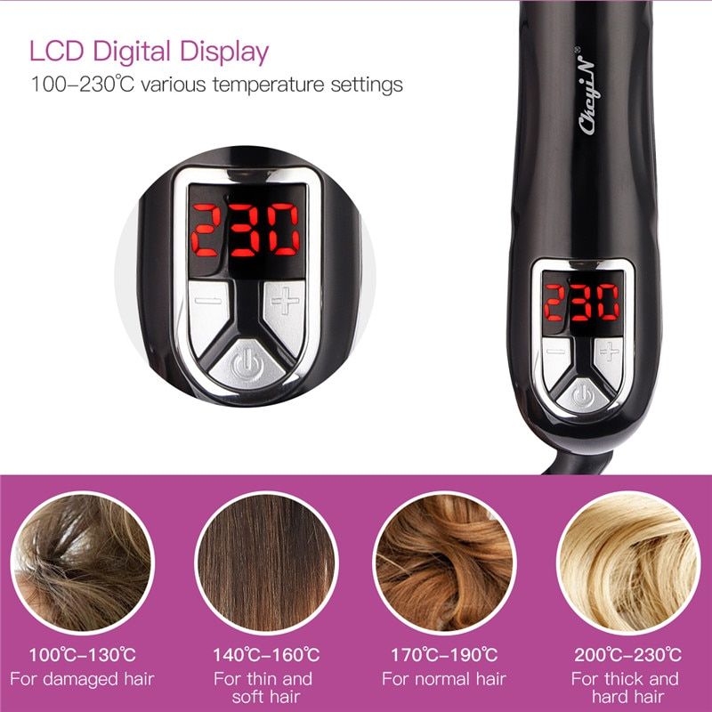 30s Instant Heat Auto Hair Curler Professional Automatic Hair Curling  Ceramic Curling Wand Roller Hair Crimper Dual Voltage