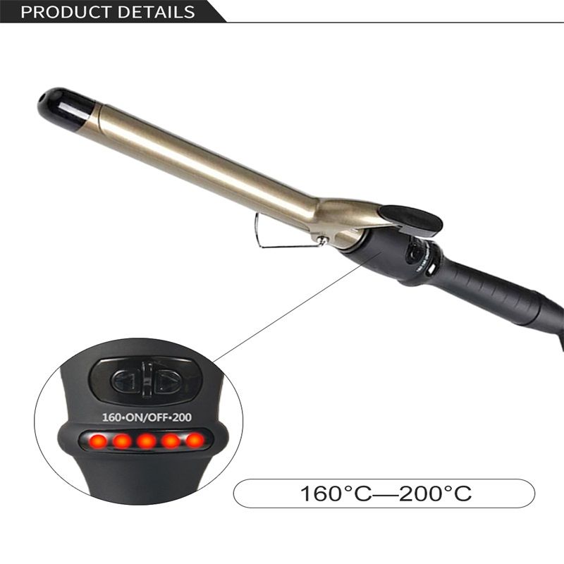 22/25/28/32mm Titanium Golden Hair Curler Hair Care Styling Tools Various Size