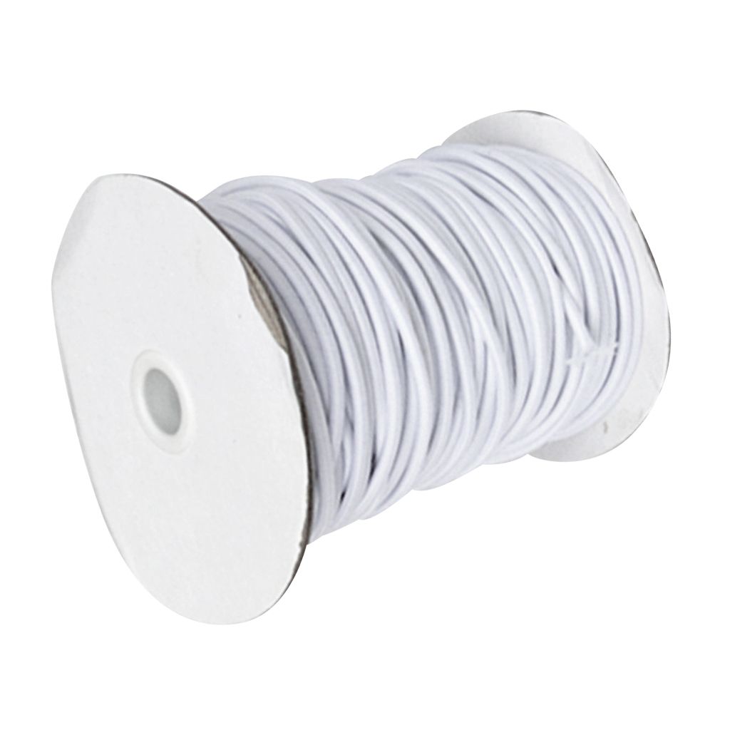 New 4mm Elastic Bungee Rope Shock Cord Tie Down Black, Roof 3m White