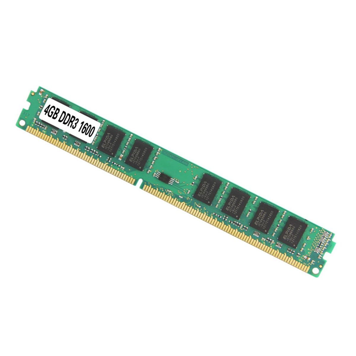 DDR3 4G RAM Memory 1600MHz 240 Pin Desktop Memory Bar Compatible with 1333MHz Small Board Double Sided 16 Particles
