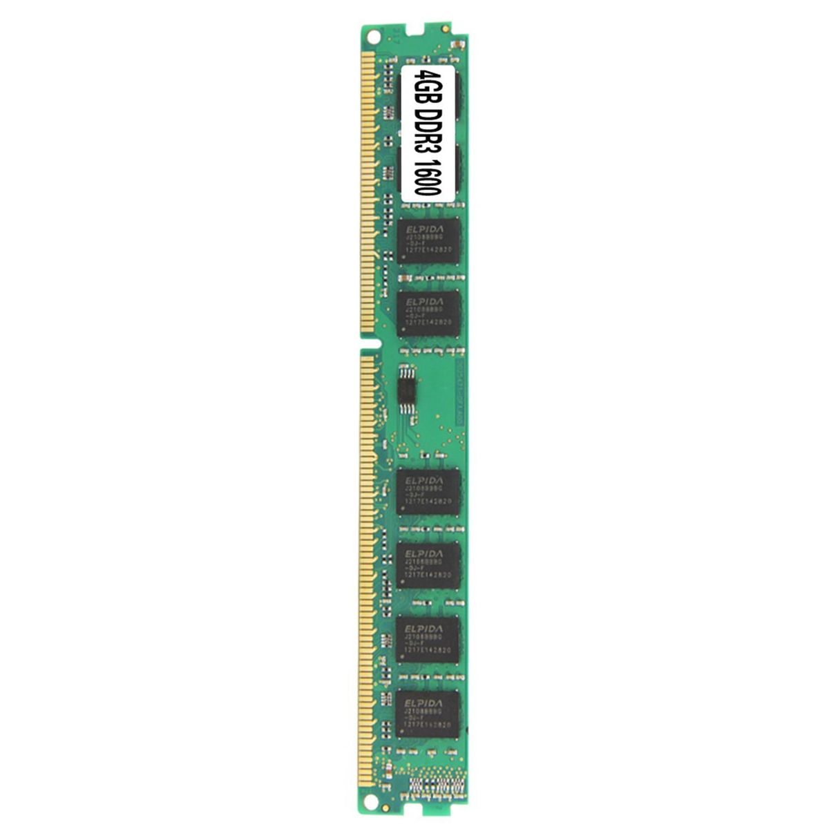 DDR3 4G RAM Memory 1600MHz 240 Pin Desktop Memory Bar Compatible with 1333MHz Small Board Double Sided 16 Particles