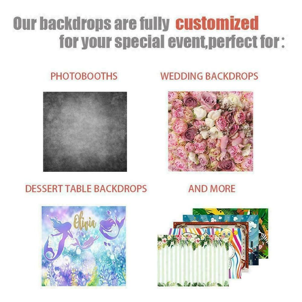 Backdrop Baby Shower Balloon Photo Background Banner Party