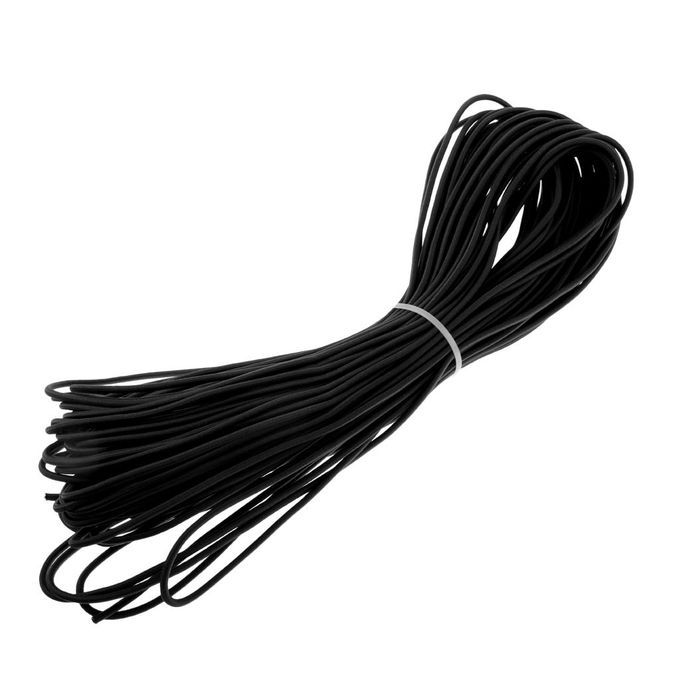 2mm Elastic Shock Cord Marine Kayak Stretch String Rope Tent 50m Black