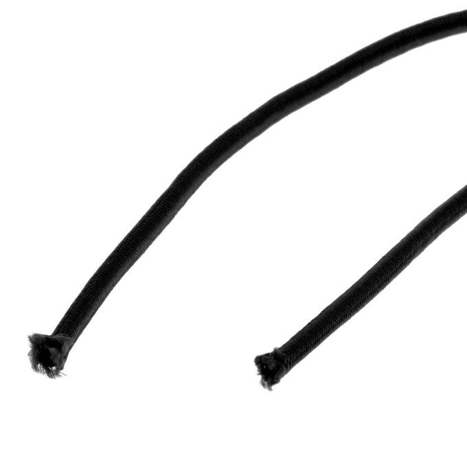 2mm Elastic Shock Cord Marine Kayak Stretch String Rope Tent 50m Black