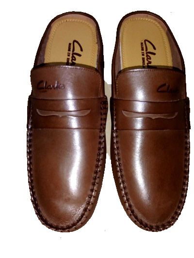 Brown Half Loafers Shoes.