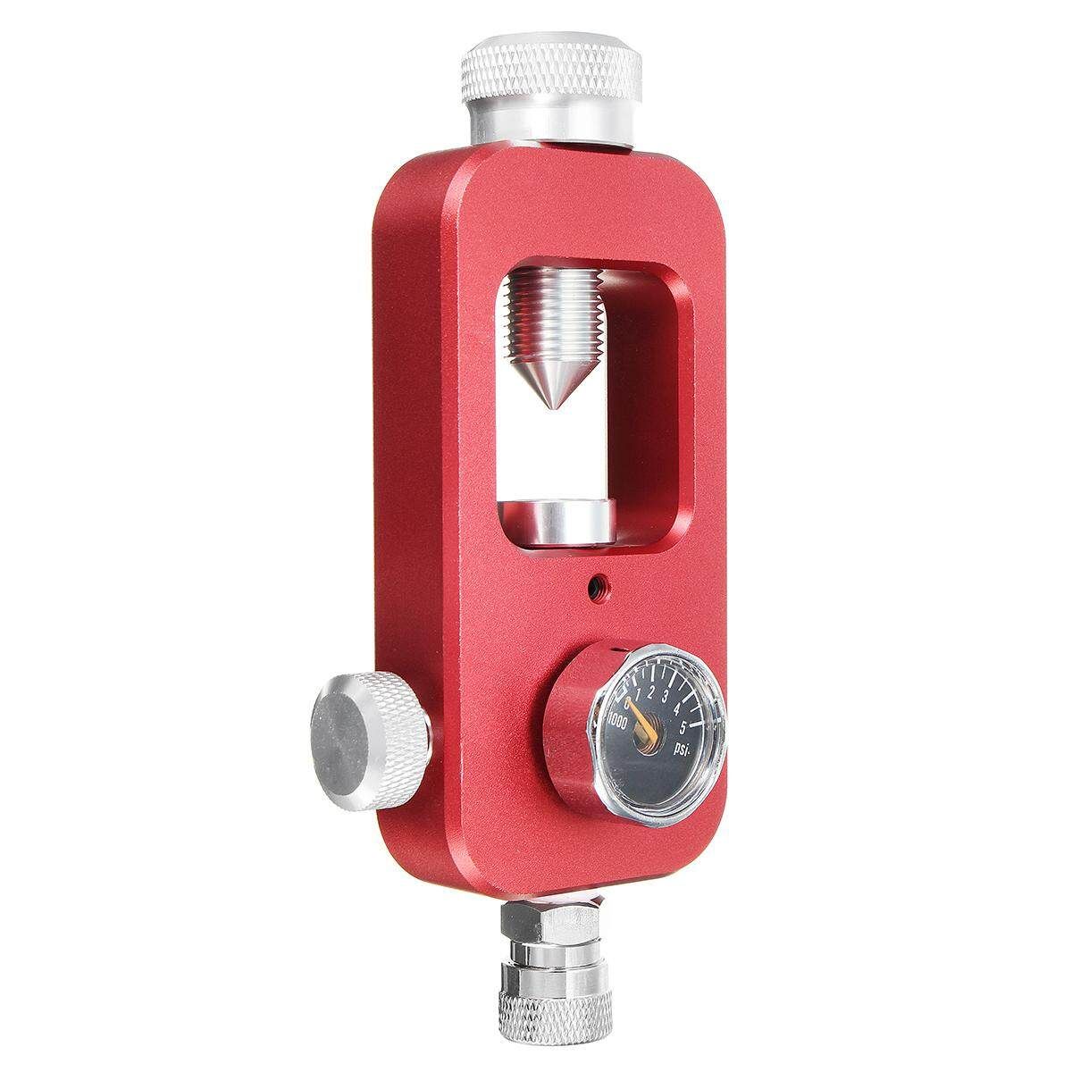 Paintball Scuba Fill Station 4500PSI HPA Tank Fill Adapter High Red Red (red)