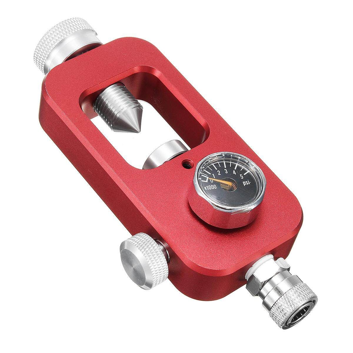 Paintball Scuba Fill Station 4500PSI HPA Tank Fill Adapter High Red Red (red)