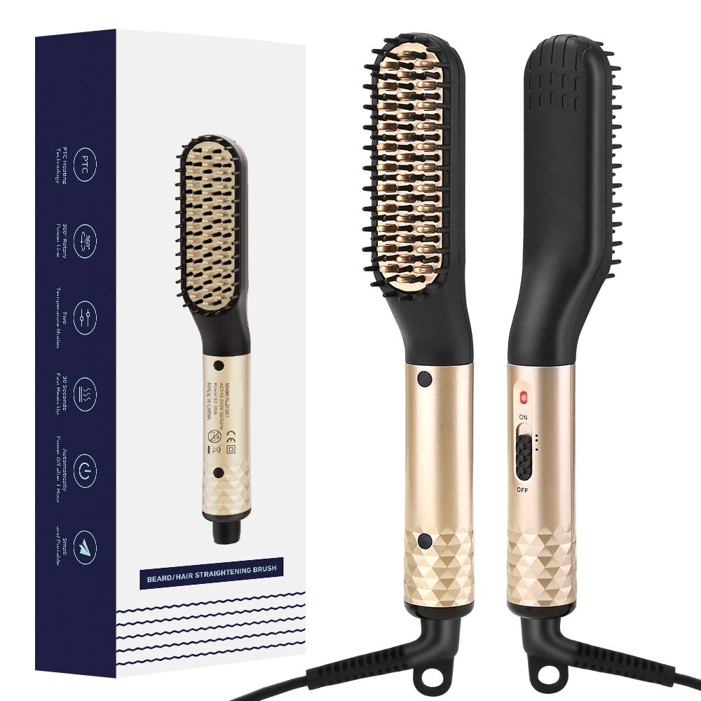 Quick-Hot Hair Straightening Comb Beard Straightener For Men