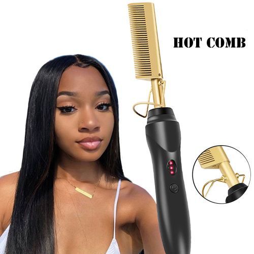 Hair Straightener Hot Heating Comb