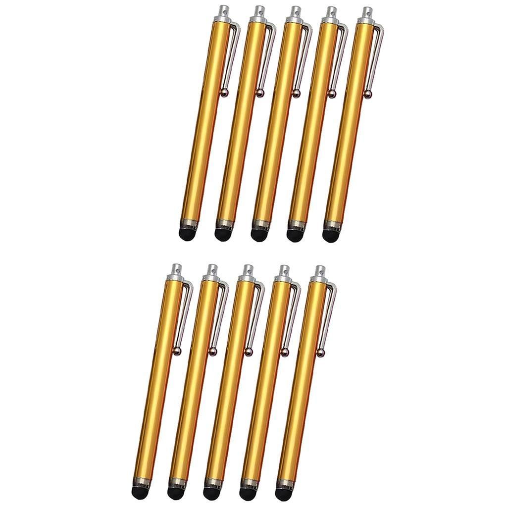 10Pcs  Screen Capacitive Stylus For   Golden