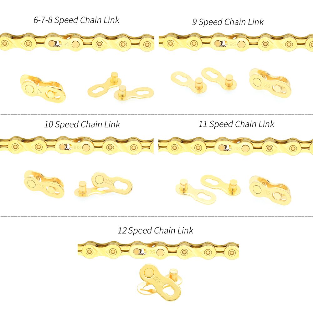 10pcs 6/7/8/9/10/11/12 Speed Bicycle Chain Connector Lock