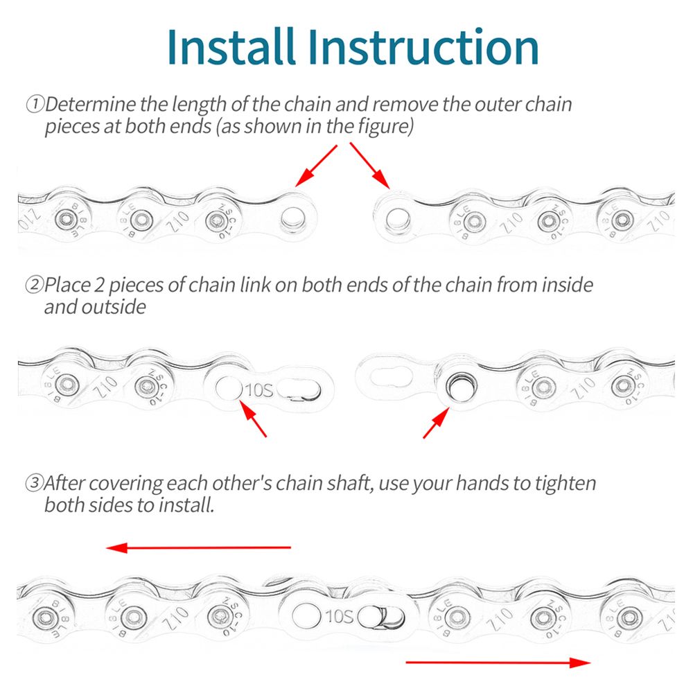 10pcs 6/7/8/9/10/11/12 Speed Bicycle Chain Connector Lock