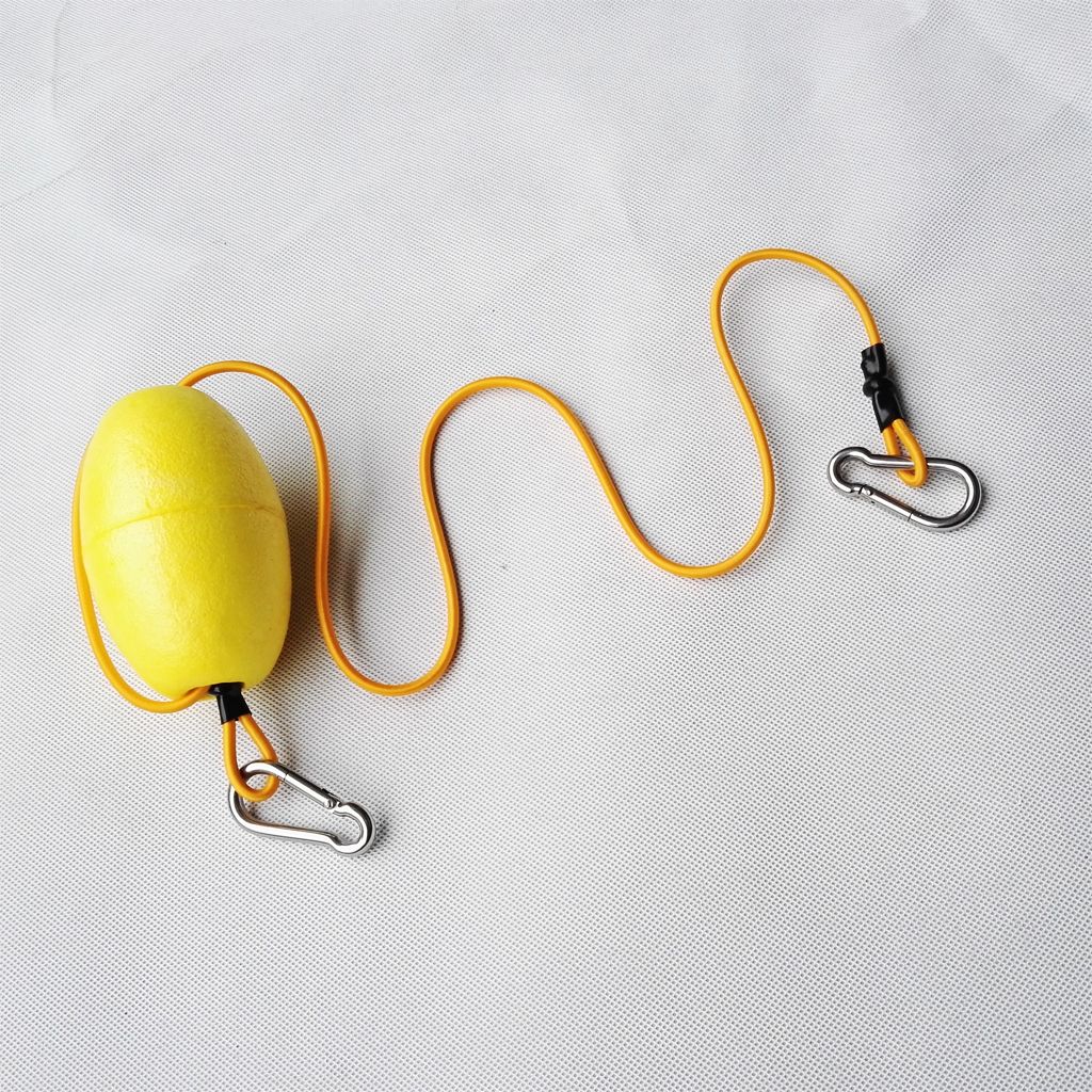 Kayak Tow Throw Line Floating Accessory Leash Yellow  Yellow + Yellow