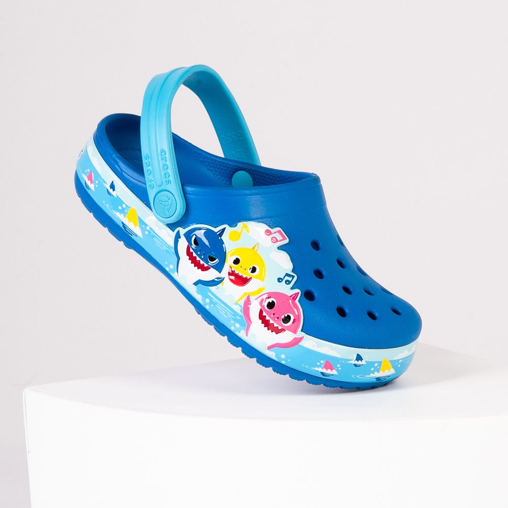 Toddler Crocs Fun Lab BabyShark Band Clog Bright Cobalt