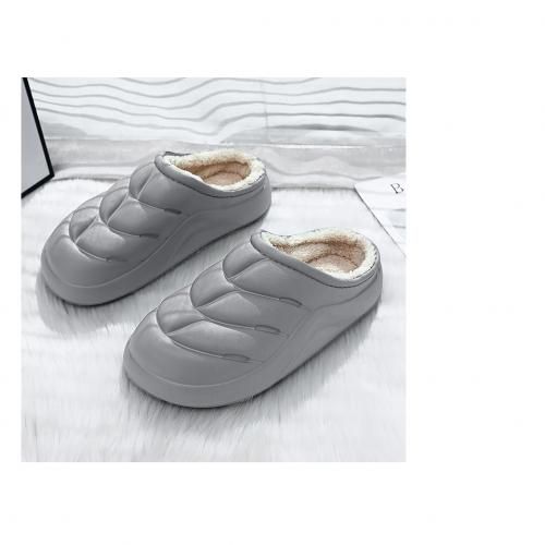 Light-Weight Fur Soft Unisex Clogs For Outdoor/Indoor- Grey.
