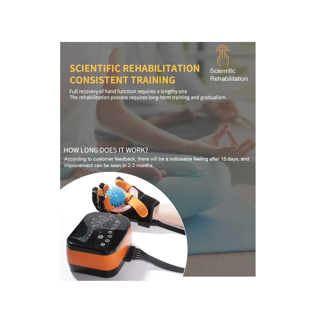 Finger Rehabilitation Roboter Gloves Hand Wind Stroke