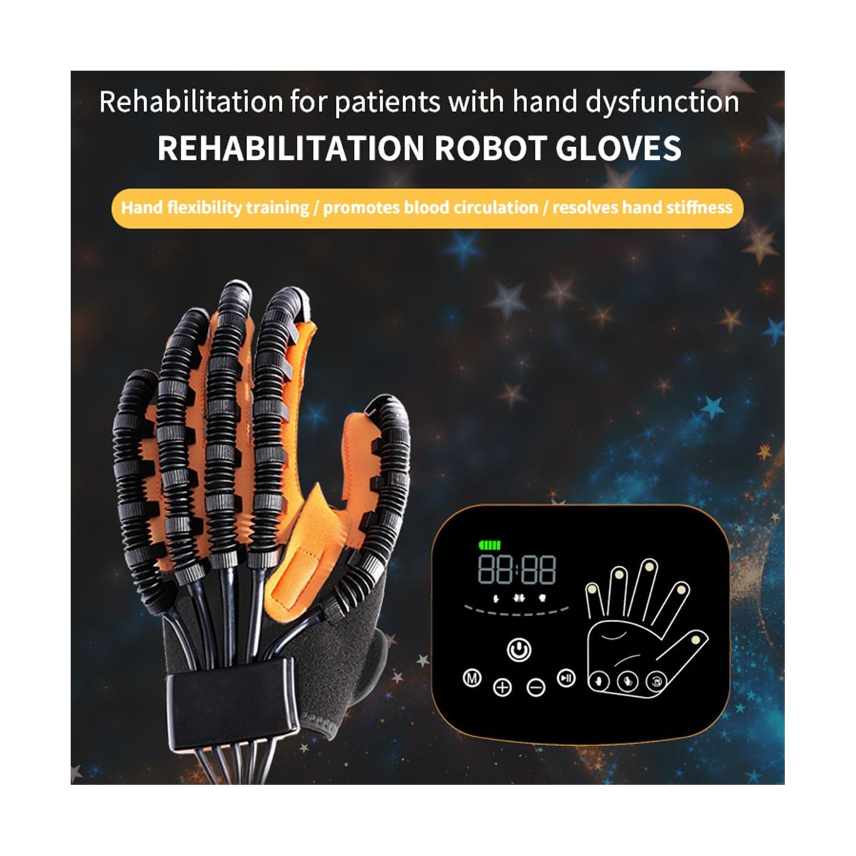 Finger Rehabilitation Roboter Gloves Hand Wind Stroke