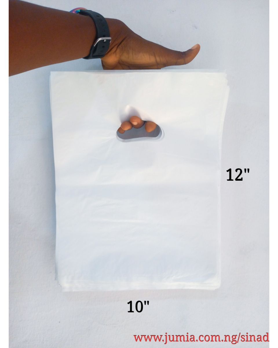 100Pcs Shorter-Small Polybag Nylon- Nylon Bag- Packaging Nylon - White