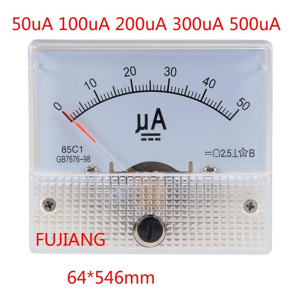 85c1 Micro-ampe100ua 200ua 500ua Pointer Dc Analog