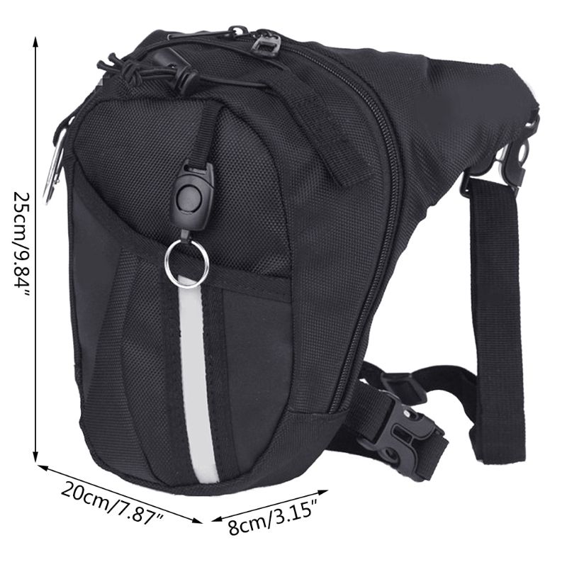 (C)Motorcycle Drop Leg Bag Waterproof Nylon Motorcycle Bags Outdoor Casual Waist Bag Motorcycl SBS