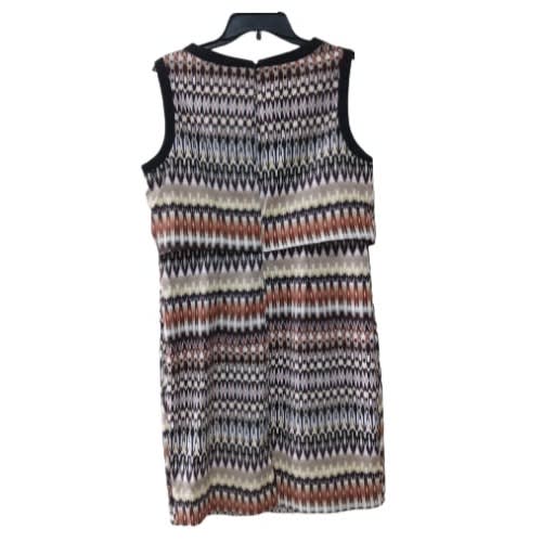 Young Women's Short Dress - Black & Brown