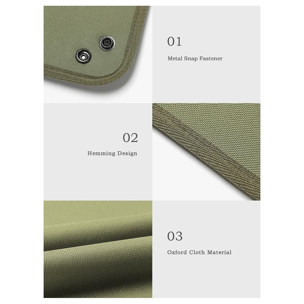 Camping Canvas Storage Tray Outdoor Desktop Keys Camera Watch Sundries Makeup Lipstick Folding Tray Cosmetics Wallet Storage Plate