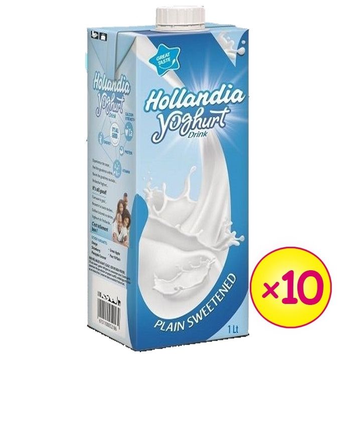 YOGHURT - Plain Sweetened (1LTR X 10 PCS)