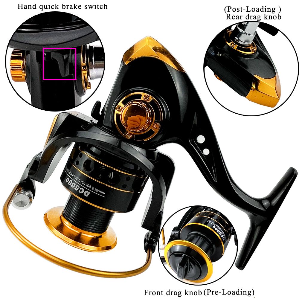 Fishing Spinning Reel Coil 1000-7000 Moulinet Reel