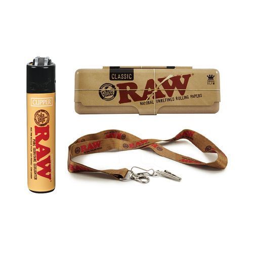 Bundle (Clipper Lighter + Kingsize Metal Case + Lanyard)