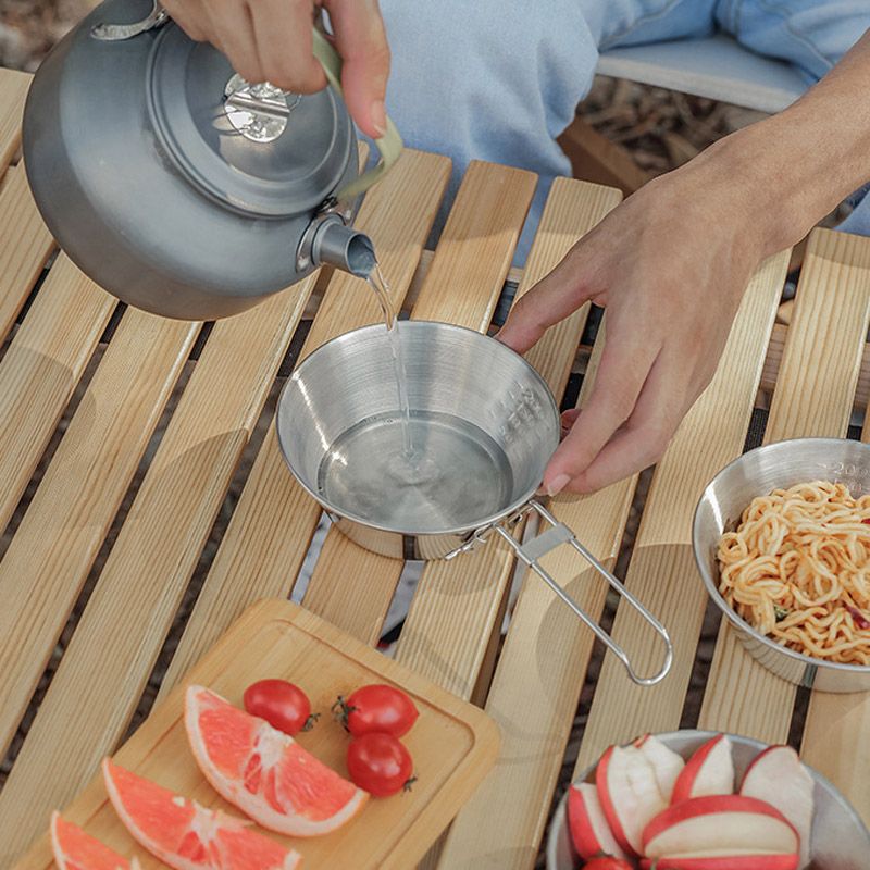 Outdoor Camping Bowl (1 Pcs),Stackable Stainless Steel Bowl