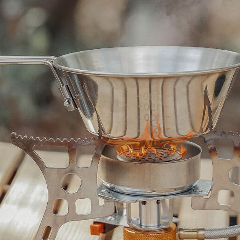Outdoor Camping Bowl (1 Pcs),Stackable Stainless Steel Bowl
