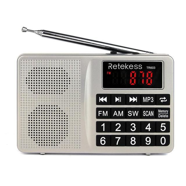 Tr603 Am Fm Radio Shortwave Transistor Digital Tuning Recei