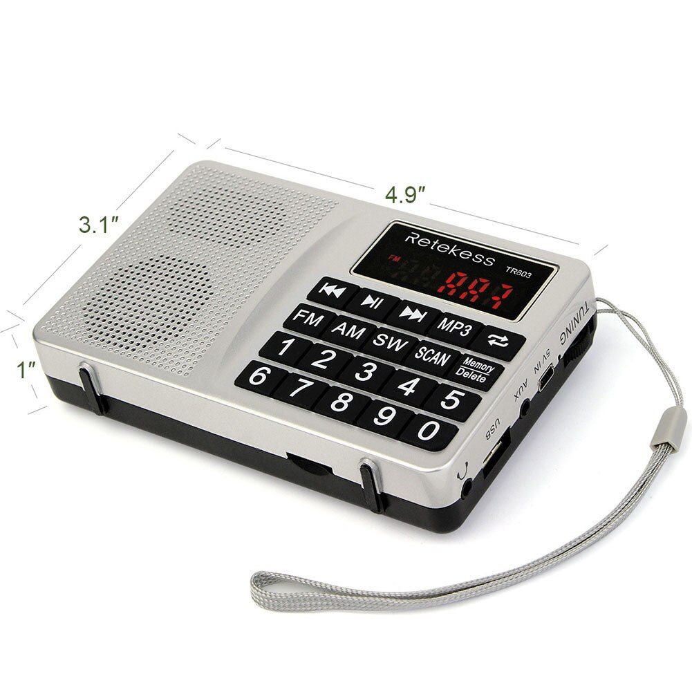 Tr603 Am Fm Radio Shortwave Transistor Digital Tuning Recei